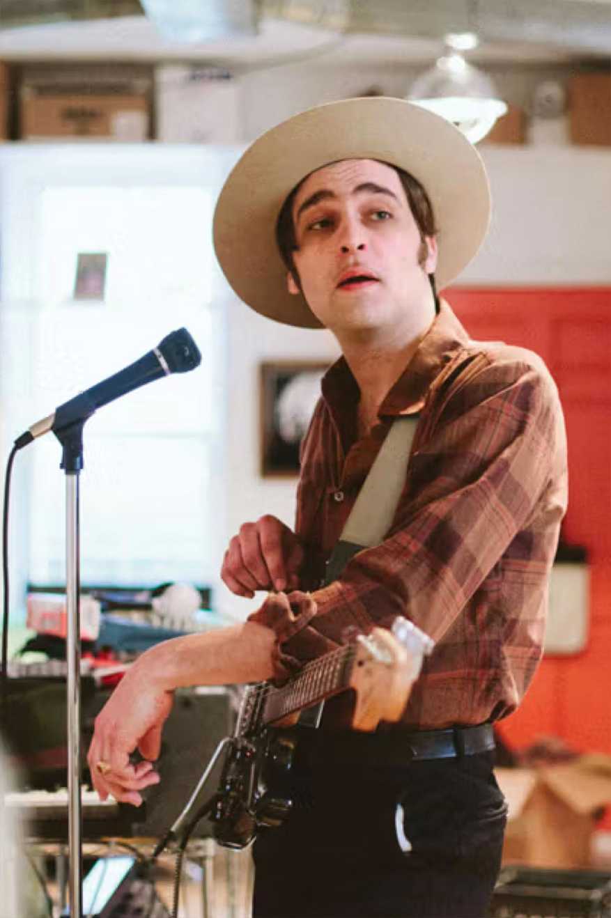 Unisex Messer Fedora in Sand