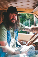 Unisex Messer Fedora in Sand