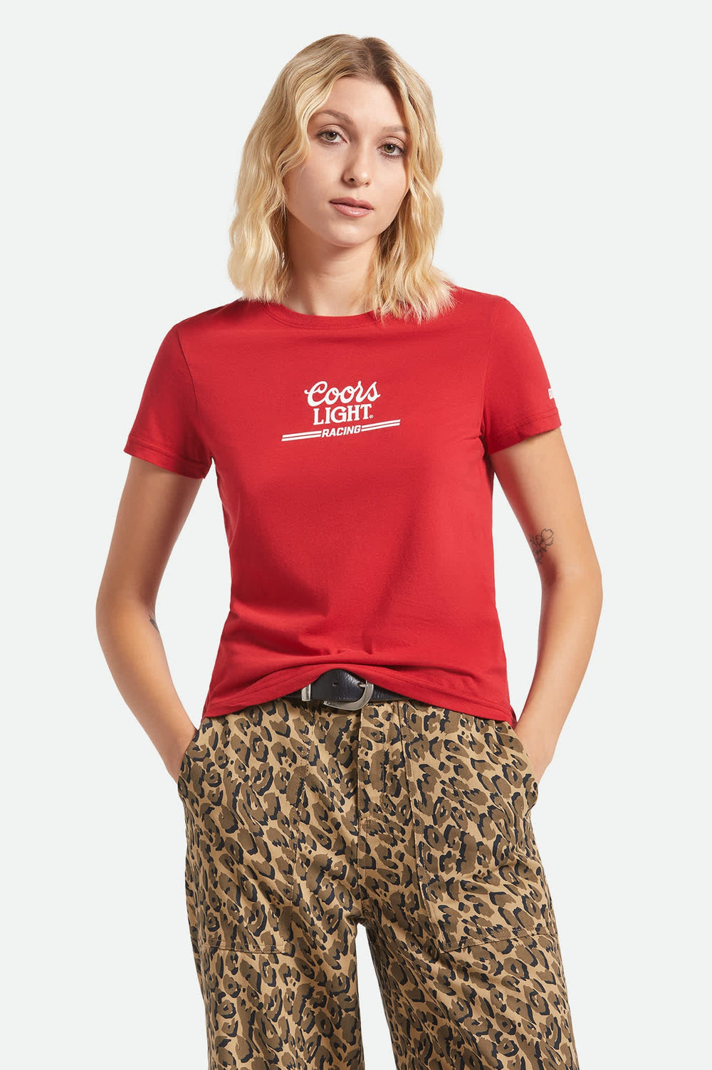 Women's Coors Light Racing Fitted T-Shirt in Coors Red