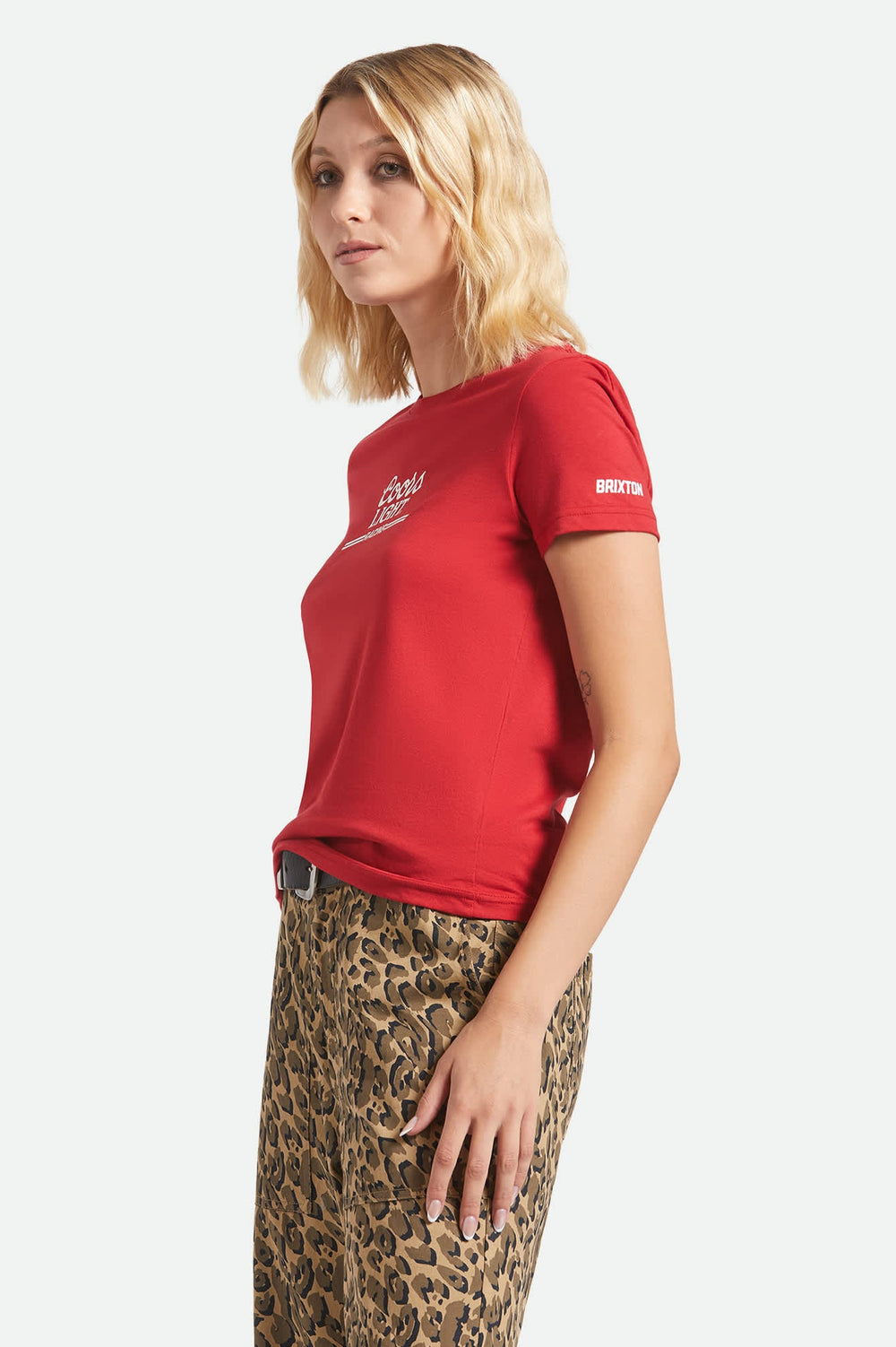 Women's Coors Light Racing Fitted T-Shirt in Coors Red