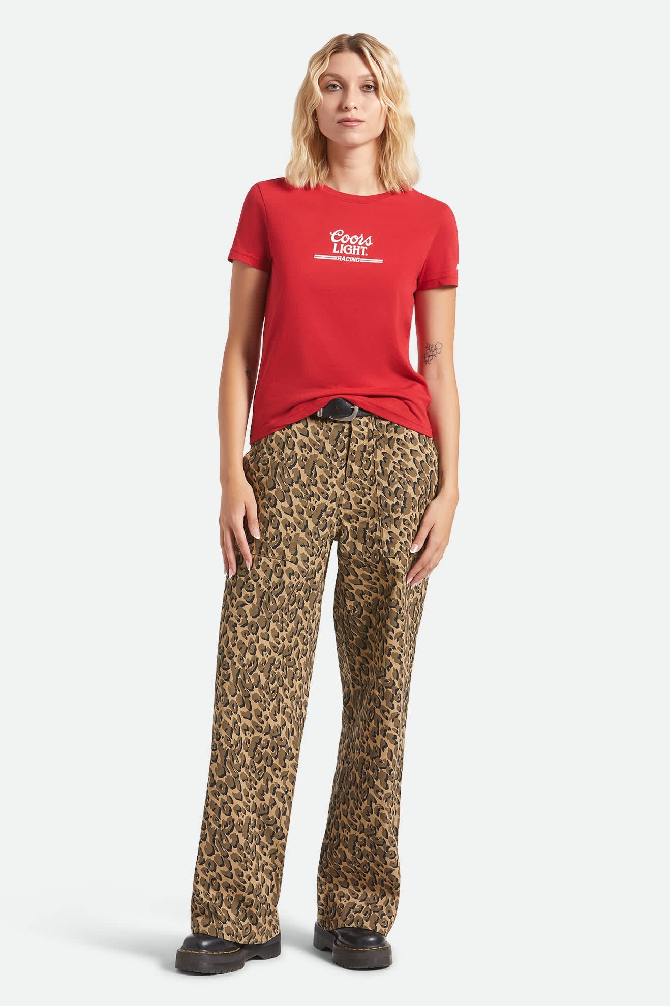 Women's Coors Light Racing Fitted T-Shirt in Coors Red