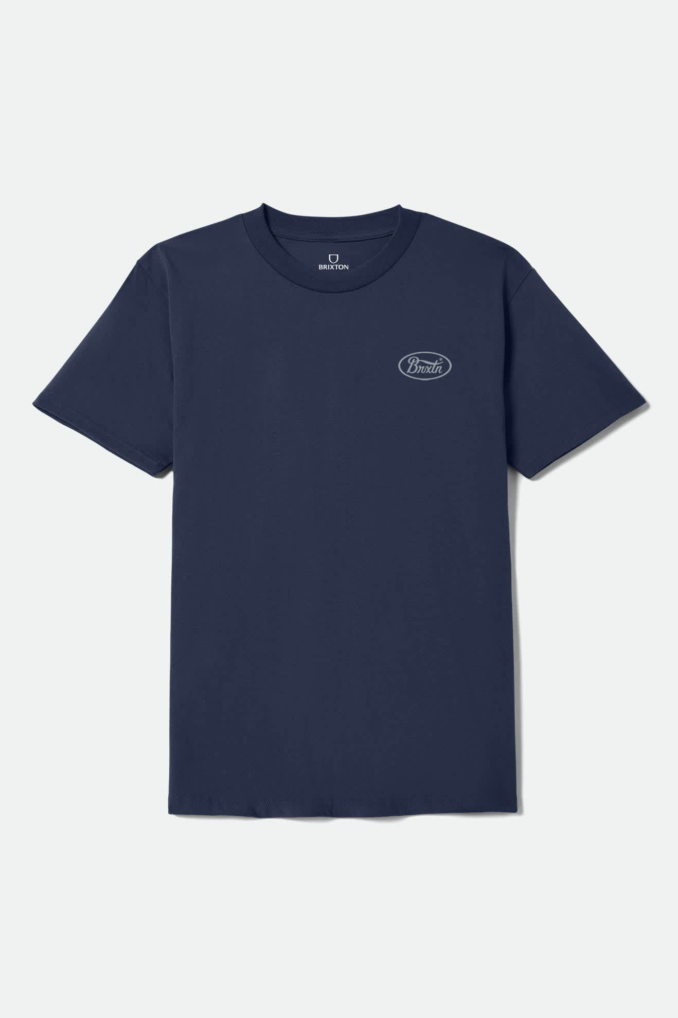 Men's Parsons Short Sleeve Standard T-Shirt in New Navy/Med Grey