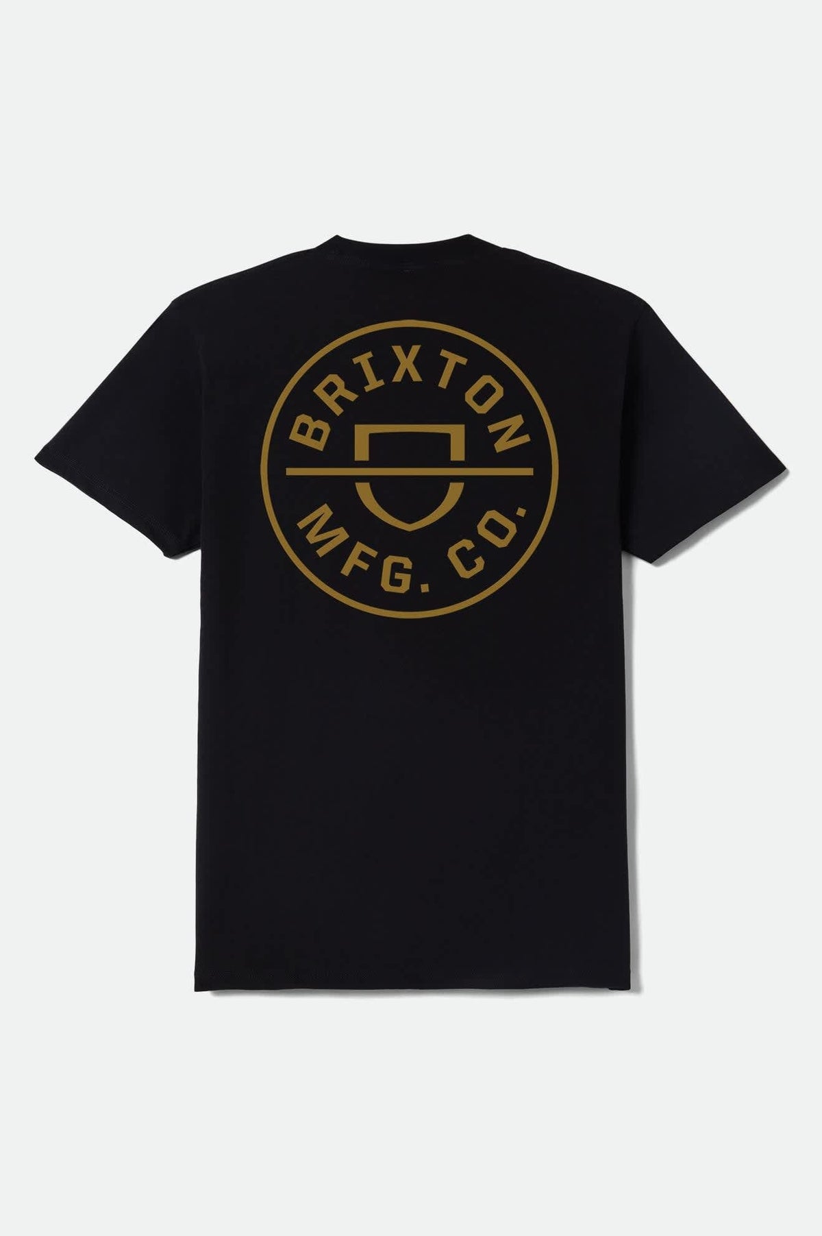 Men's Crest Short Sleeve Standard T-Shirt in Black/Bronze