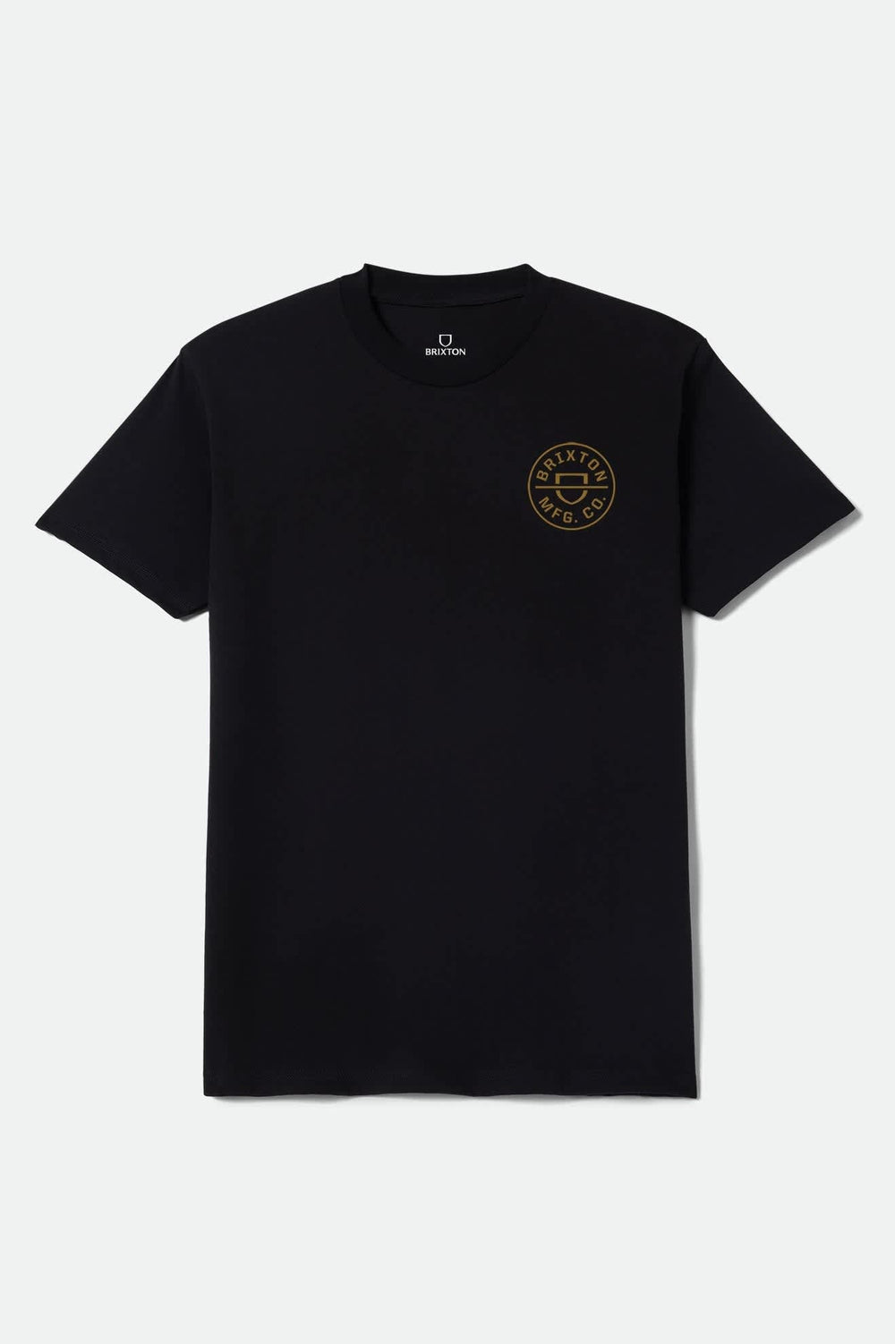 Men's Crest Short Sleeve Standard T-Shirt in Black/Bronze