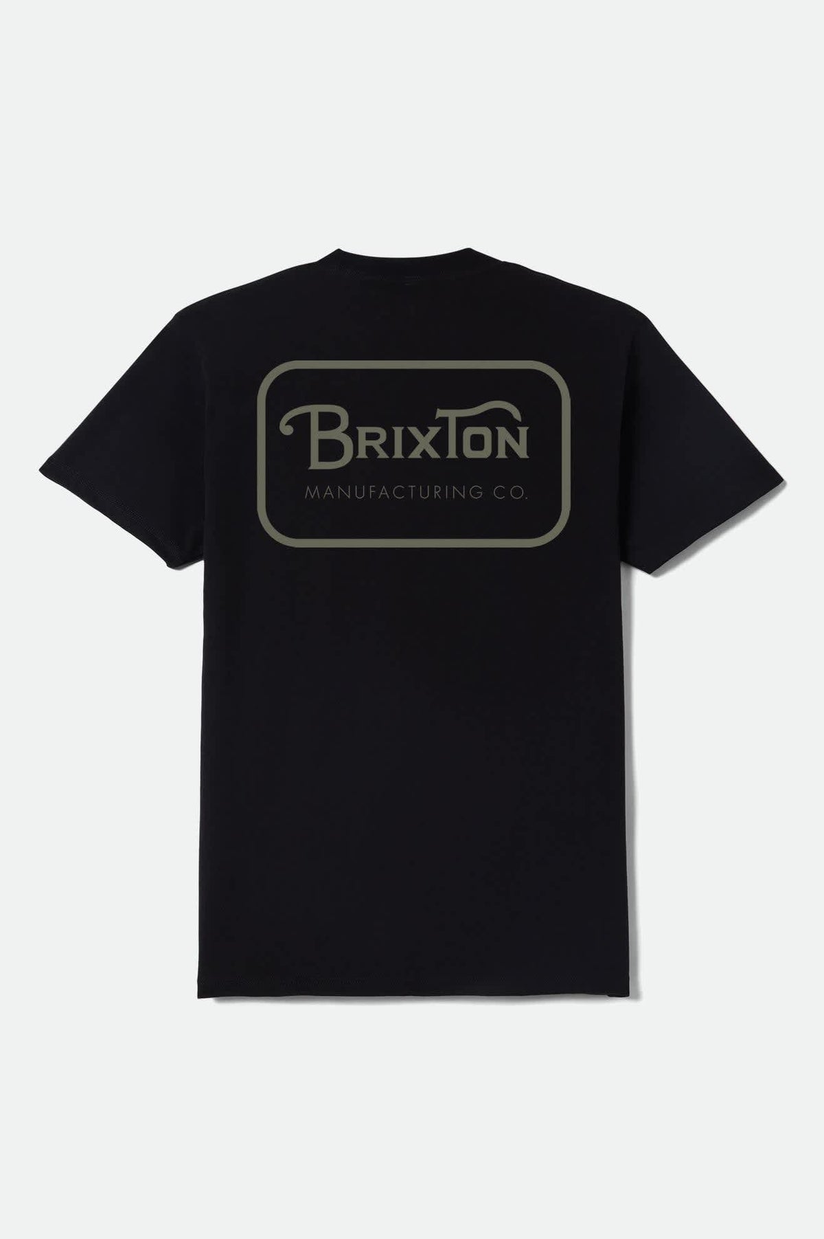 Men's Grade Short Sleeve Standard T-Shirt in Black/Olive
