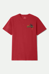 Men's Maddox Short Sleeve Standard T-Shirt in Fuji Red