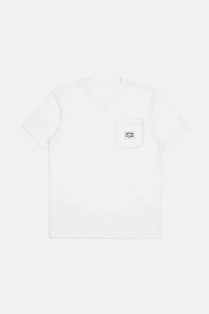 Men's Woodburn Short Sleeve Tailored Pocket T-Shirt in White