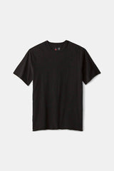 Men's Premium Cotton Short Sleeve Tailored T-Shirt in Black