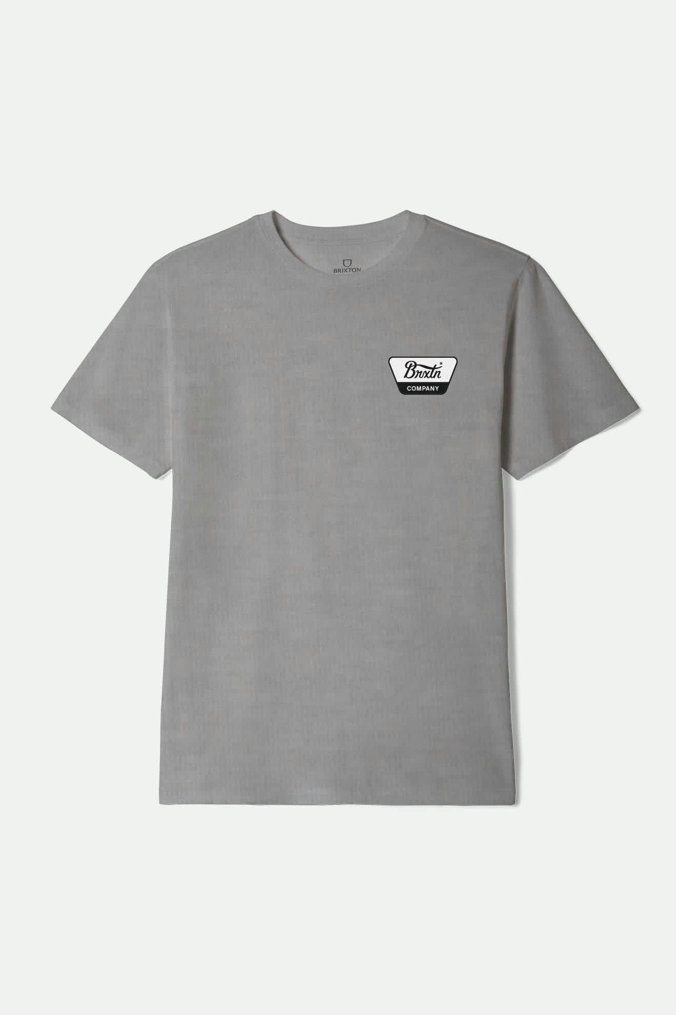 Men's Linwood Short Sleeve Standard T-Shirt in Heather Grey/Black/White