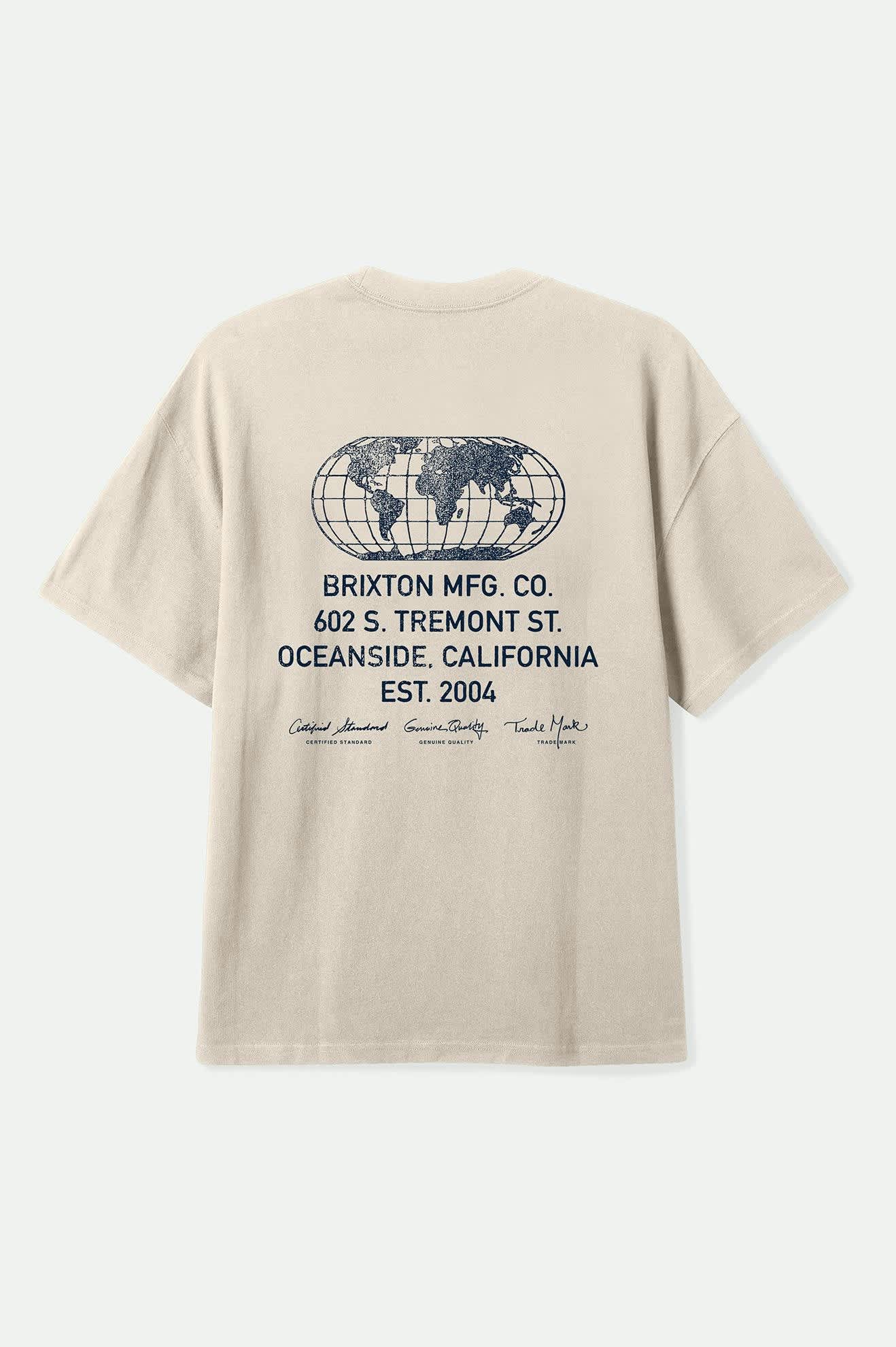 Men's Union Heavyweight Relaxed T-Shirt in Cream Classic Wash