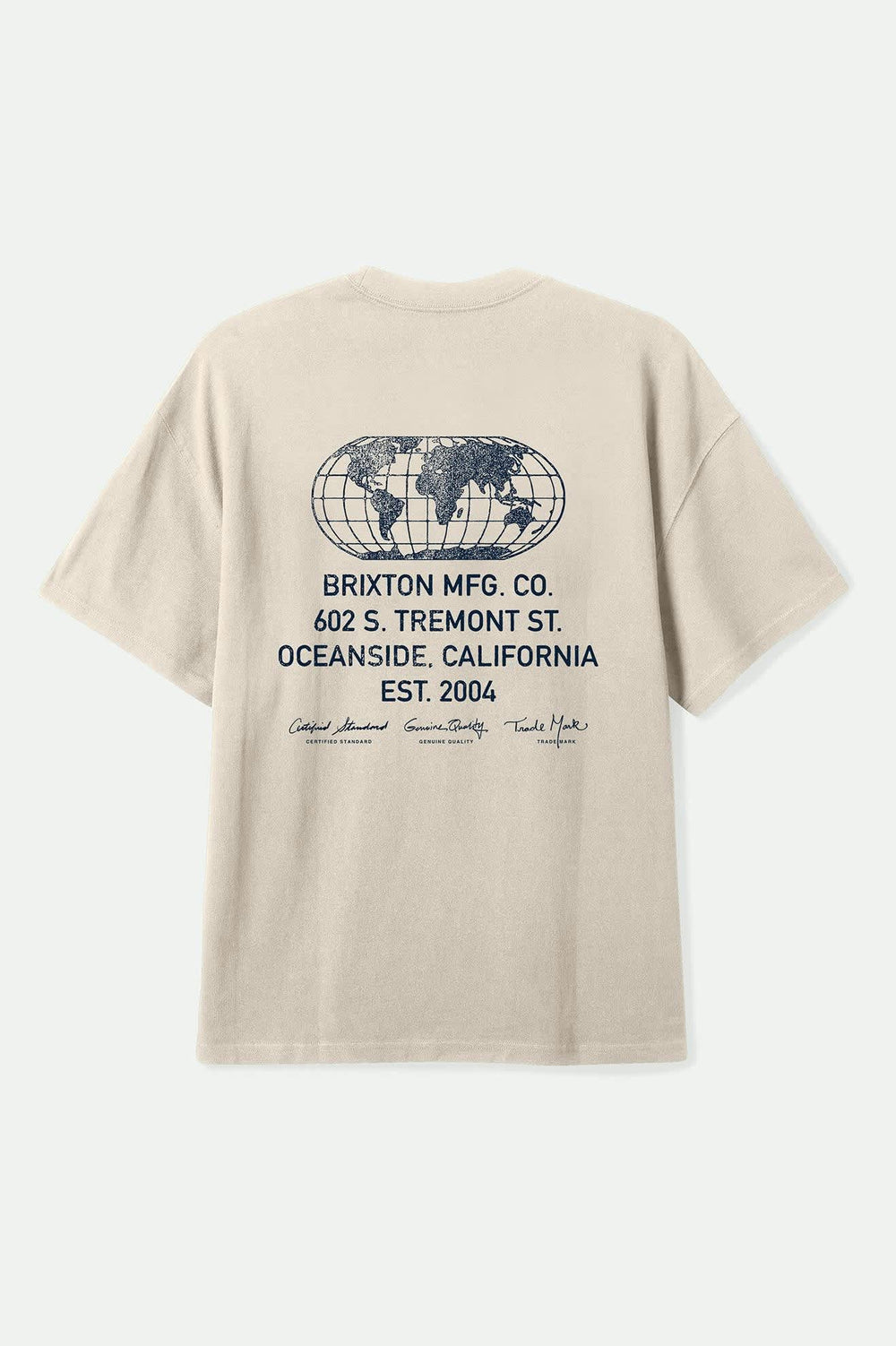 Men's Union Heavyweight Relaxed T-Shirt in Cream Classic Wash