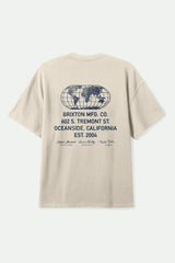 Men's Union Heavyweight Relaxed T-Shirt in Cream Classic Wash