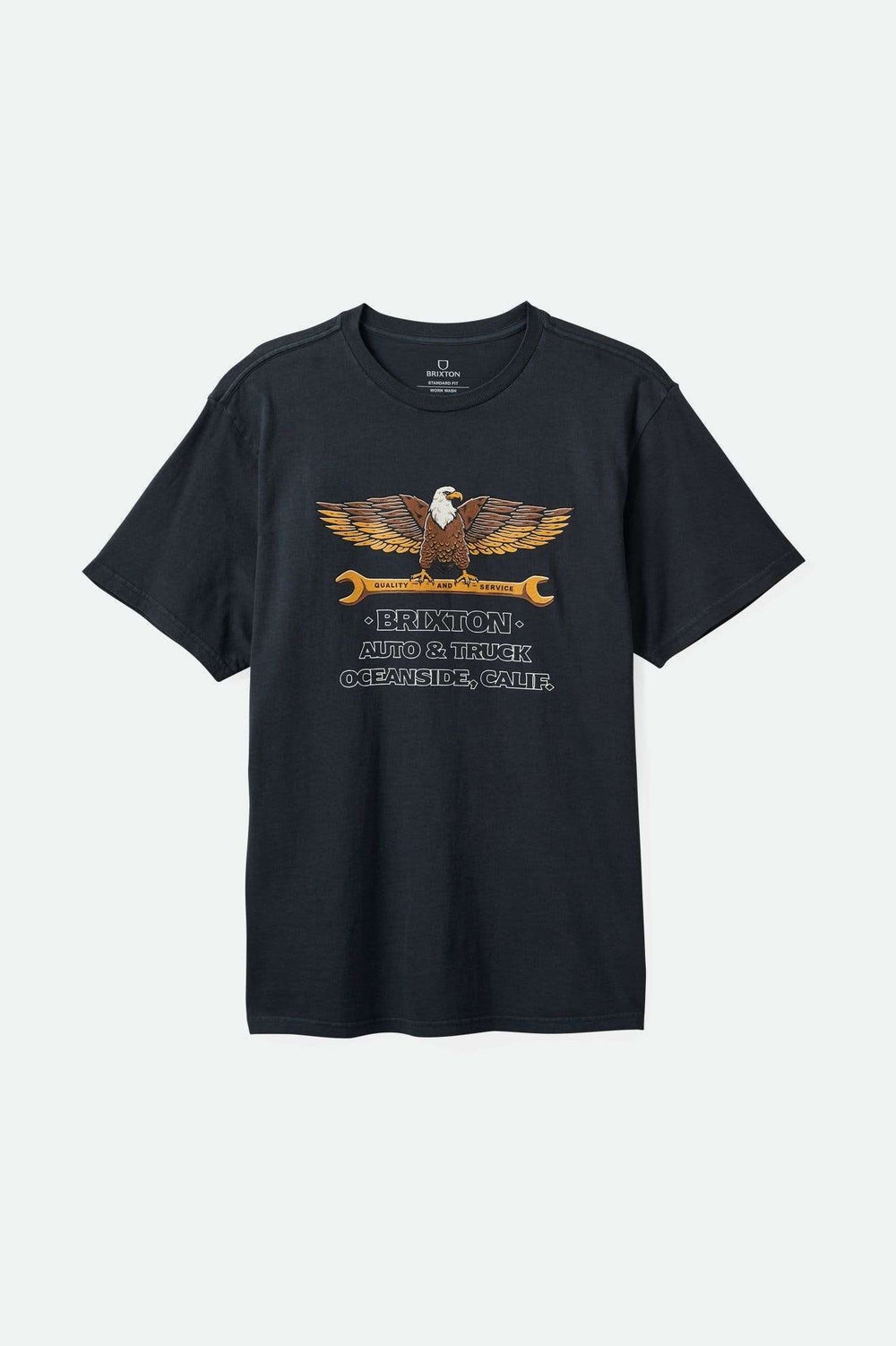 Men's Repair S/S Standard T-Shirt in Black Worn Wash