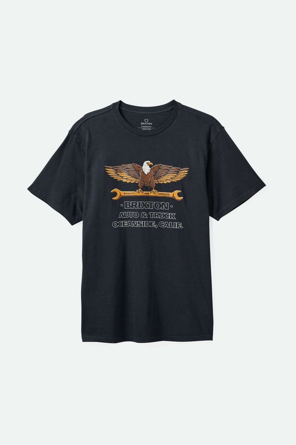 Men's Repair S/S Standard T-Shirt in Black Worn Wash