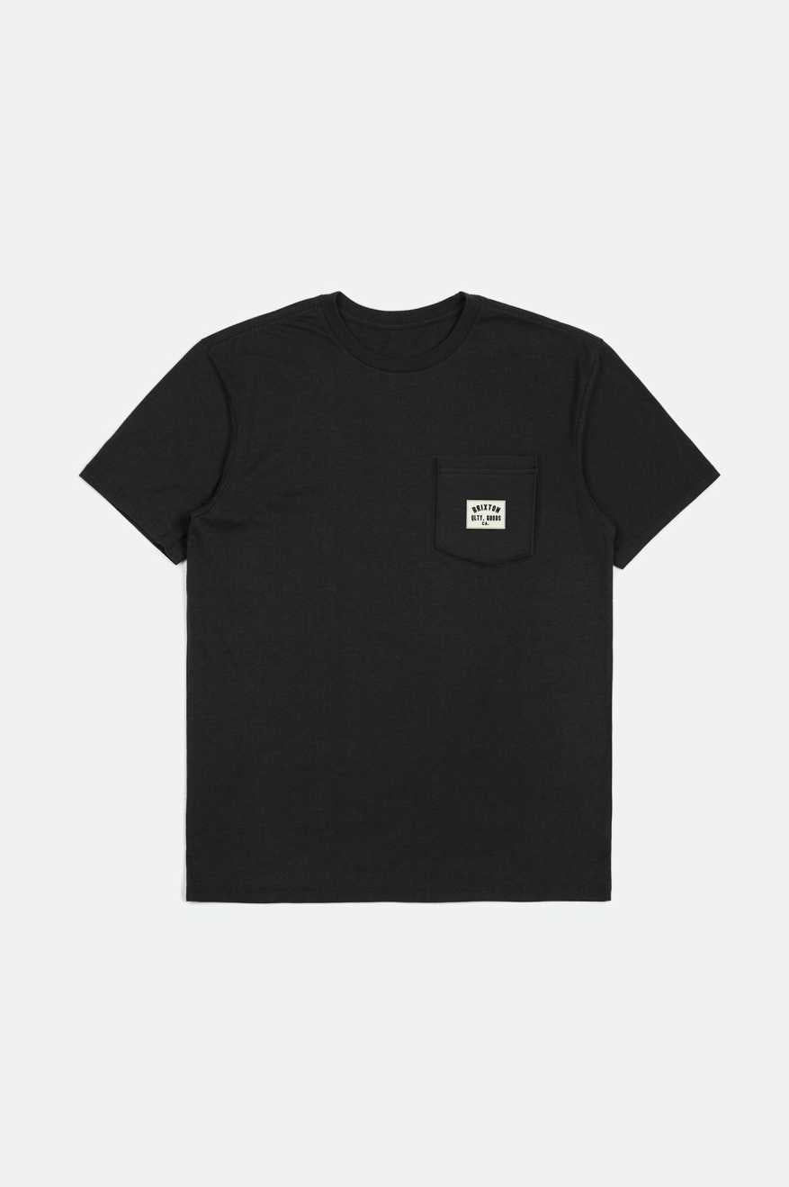 Men's Woodburn Short Sleeve Tailored Pocket T-Shirt in Black