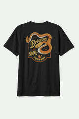 Men's Rothwell Short Sleeve Tailored T-Shirt in Black