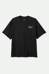 Men's Township S/S Tailored T-Shirt in Black/Smoke Grey