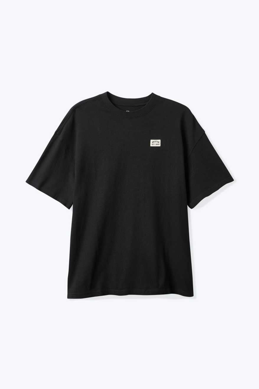 Men's Woodburn Heavyweight Relaxed T-shirt in Black Classic Wash