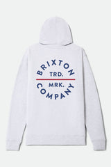 Men's Pledge Hoodie in Heather Grey/Blue/Red