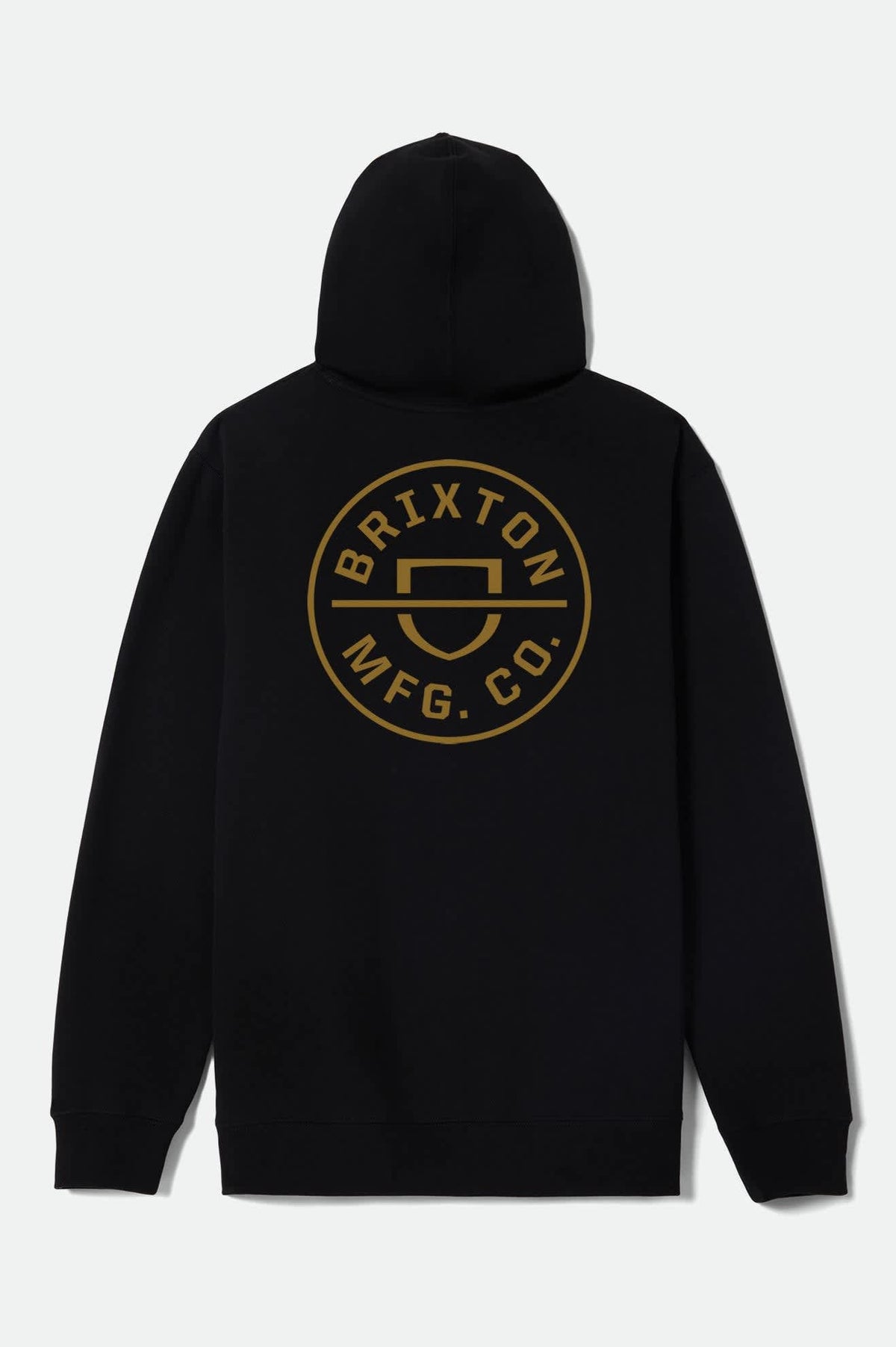 Men's Crest Hoodie in Black/Bronze