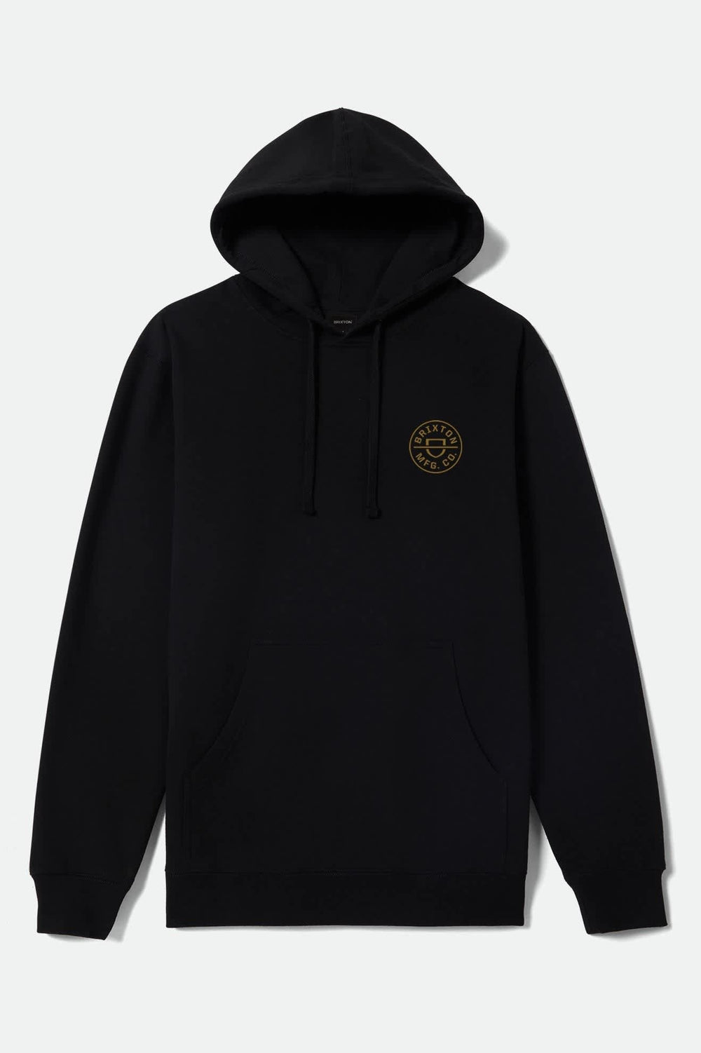 Men's Crest Hoodie in Black/Bronze