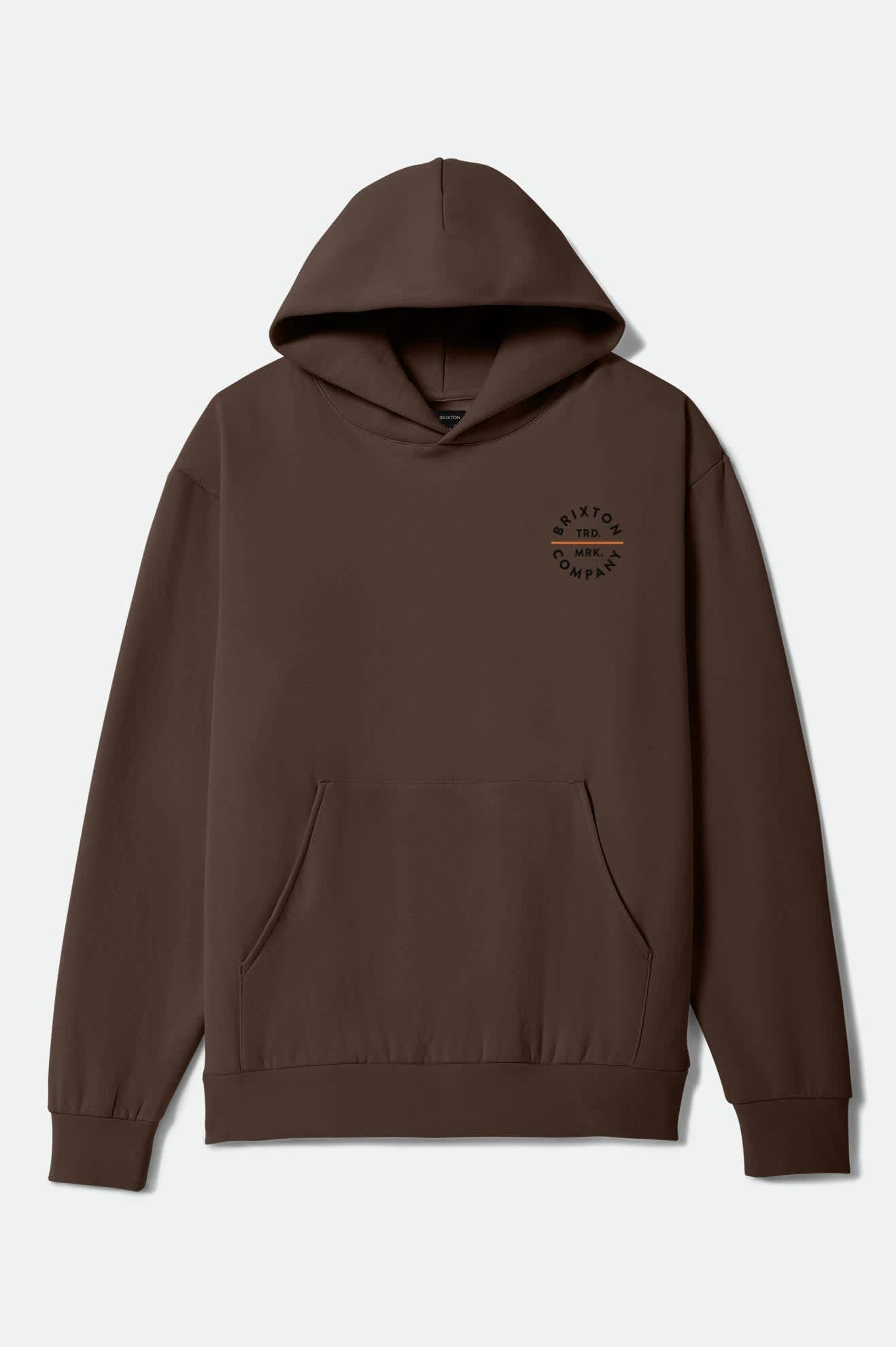 Men's Pledge Hoodie in Brown/Black/Orange
