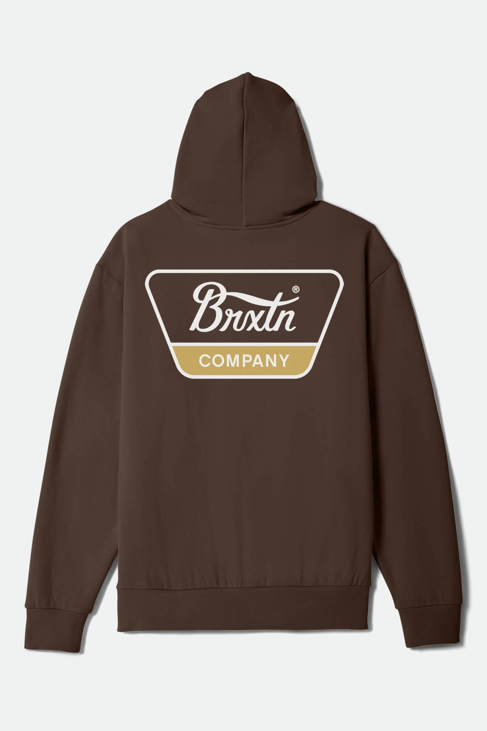 Men's Linwood Hoodie in Brown/White/Sunset