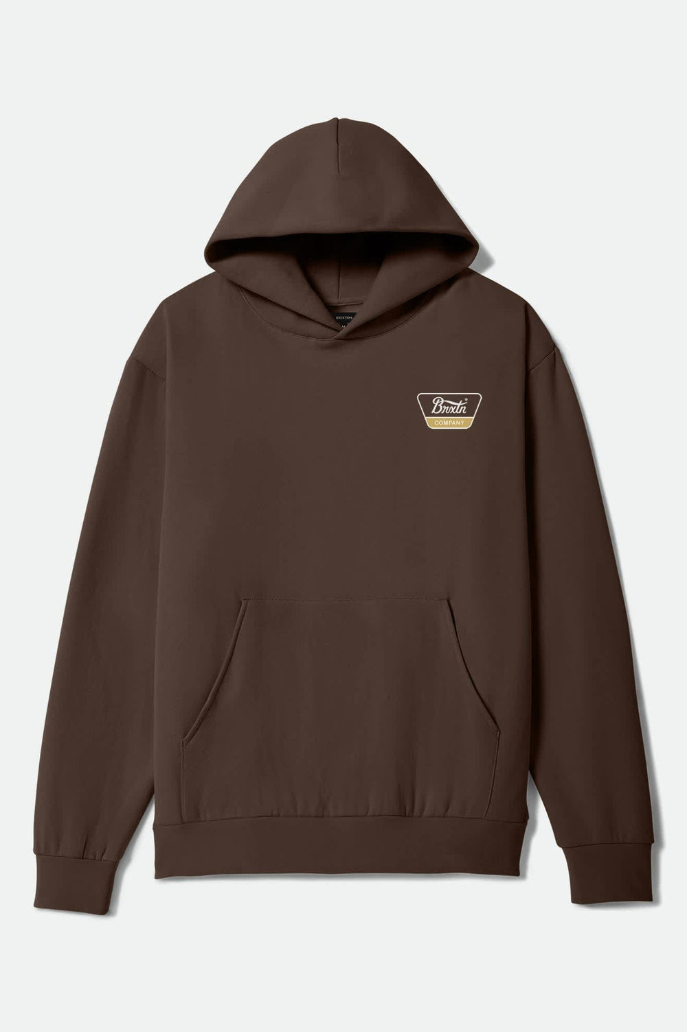 Men's Linwood Hoodie in Brown/White/Sunset