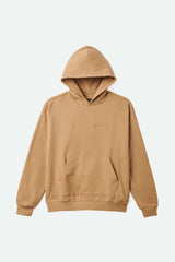 Men's Embroidered Heavyweight Oversized Hoodie in Tiger's Eye