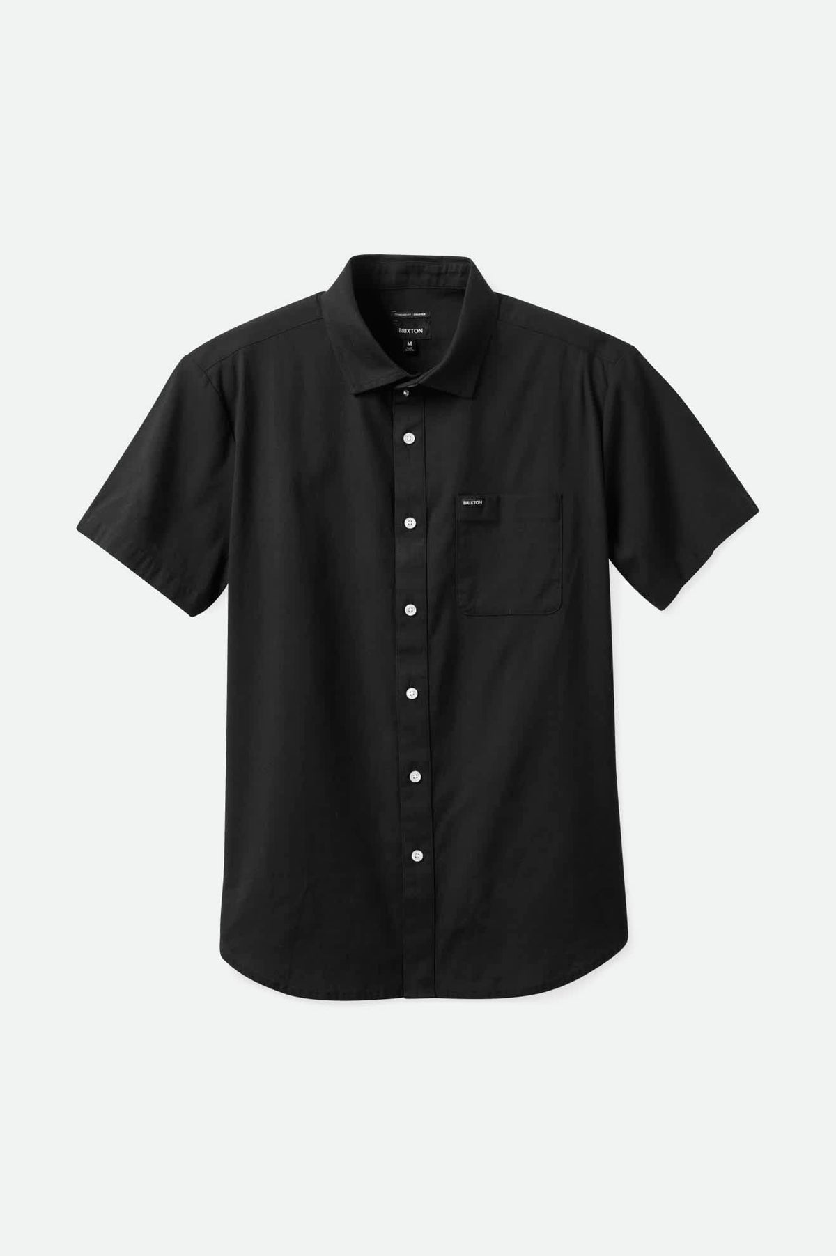 Men's Charter Oxford Short Sleeve Shirt in Black