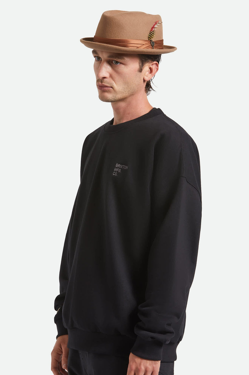 Unisex Stout Pork Pie in Tan