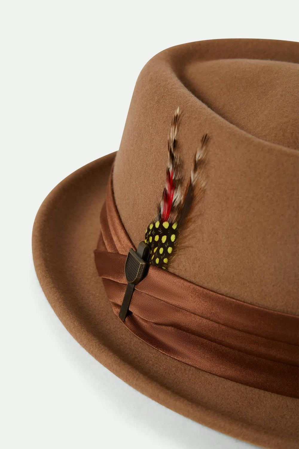 Unisex Stout Pork Pie in Tan