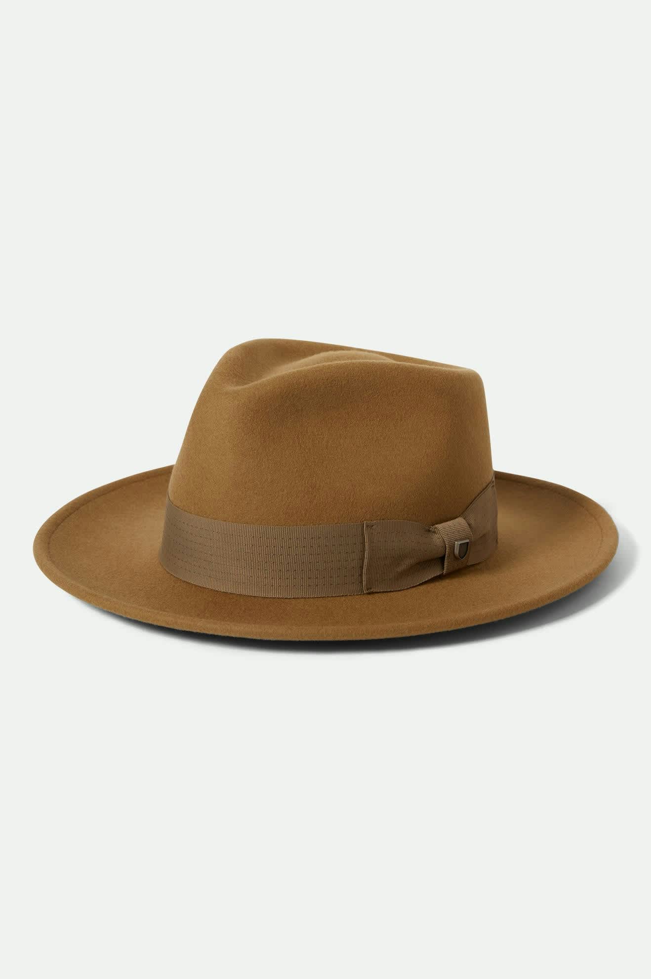 Unisex Swindle Convertabrim Fedora in Antique Bronze