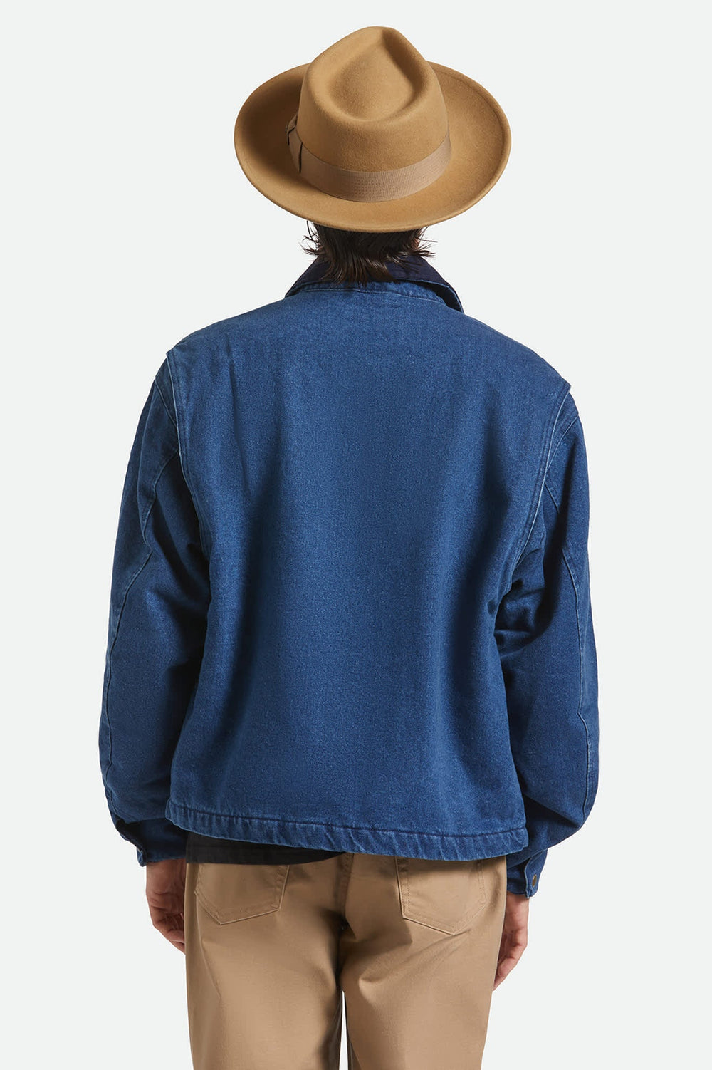 Unisex Swindle Convertabrim Fedora in Antique Bronze