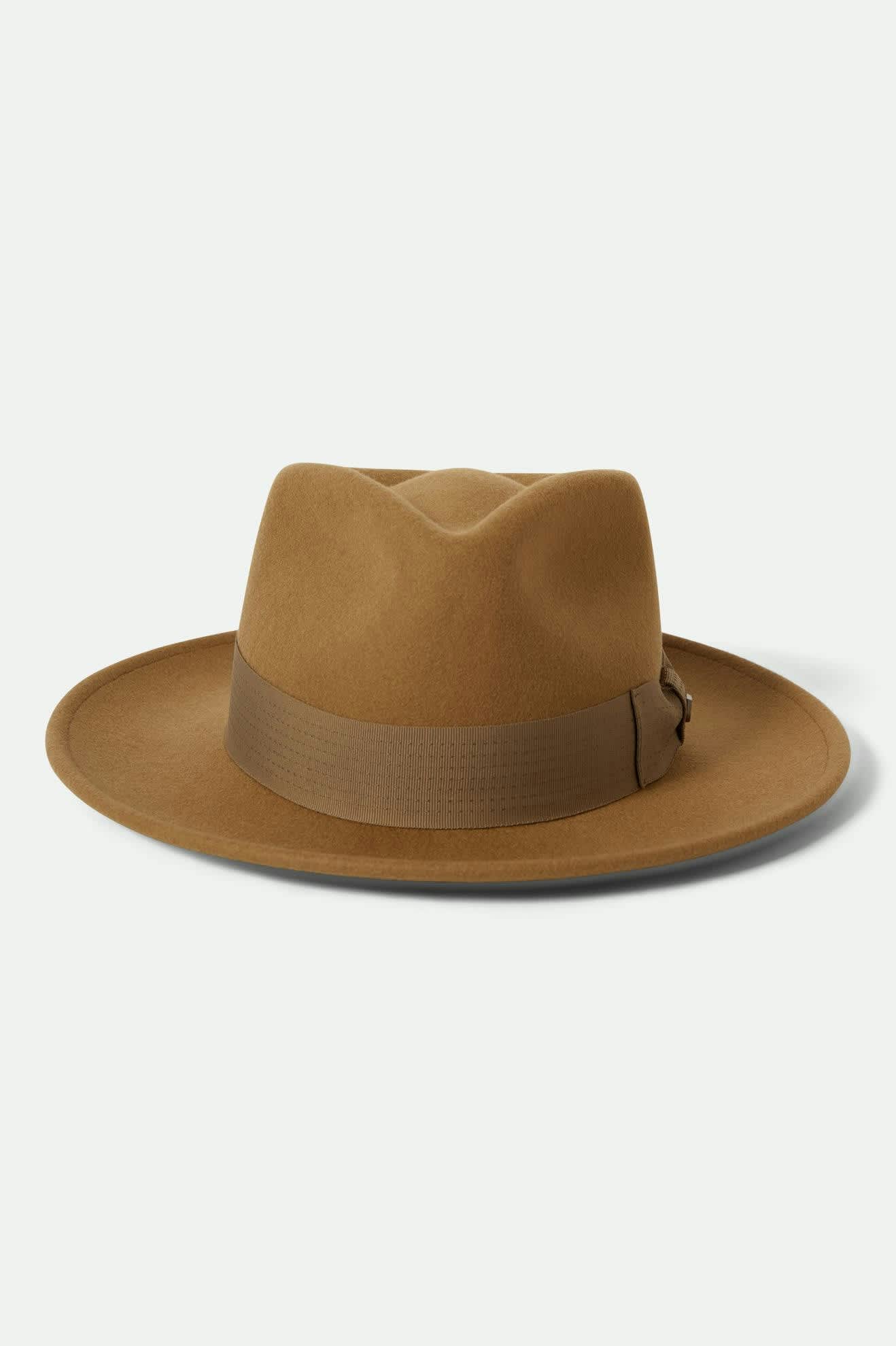 Unisex Swindle Convertabrim Fedora in Antique Bronze