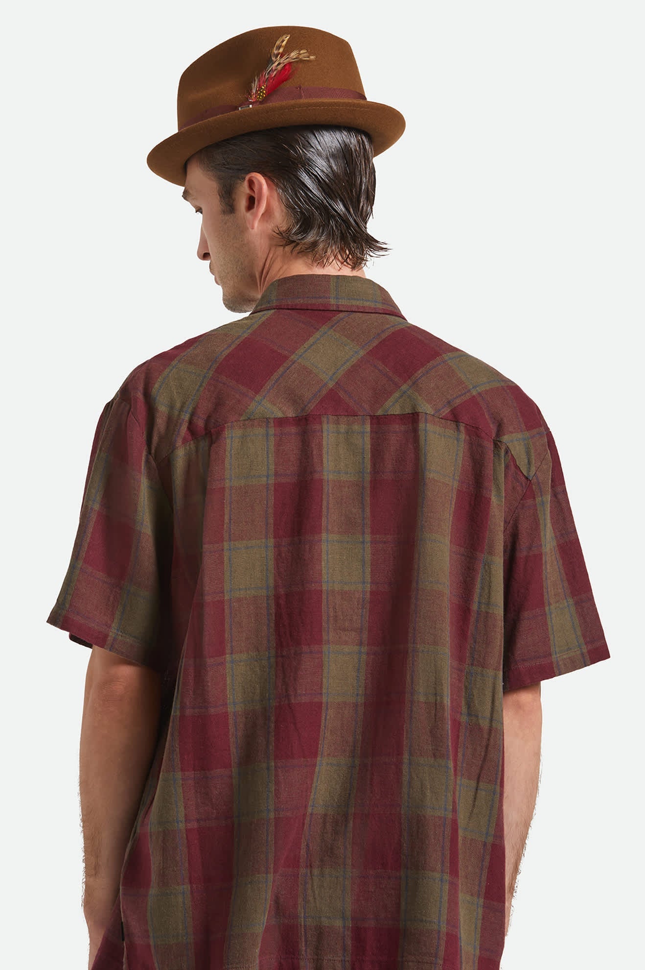 Unisex Gain Fedora in Coffee/Chestnut