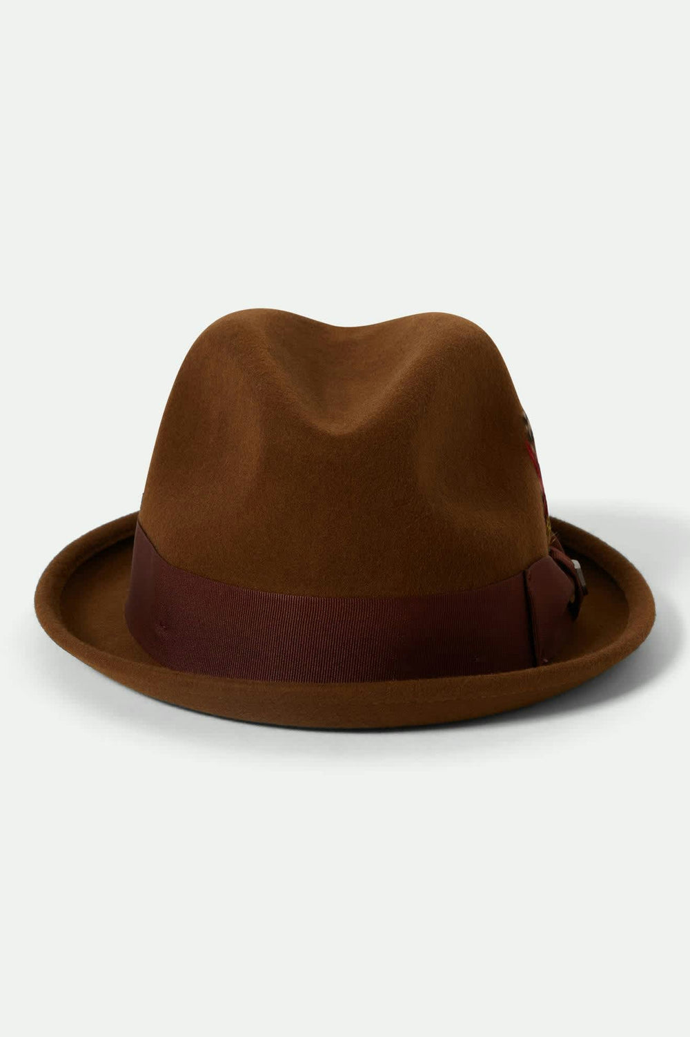 Unisex Gain Fedora in Coffee/Chestnut