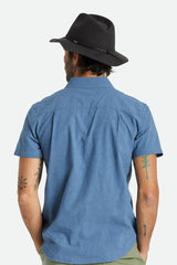 Wesley Packable Fedora - Washed Black