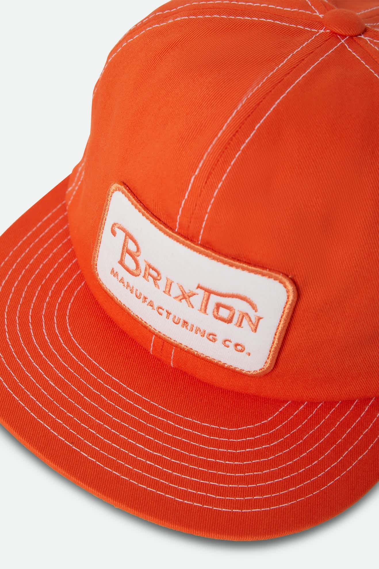 Men's Grade Snapback in Solar Orange