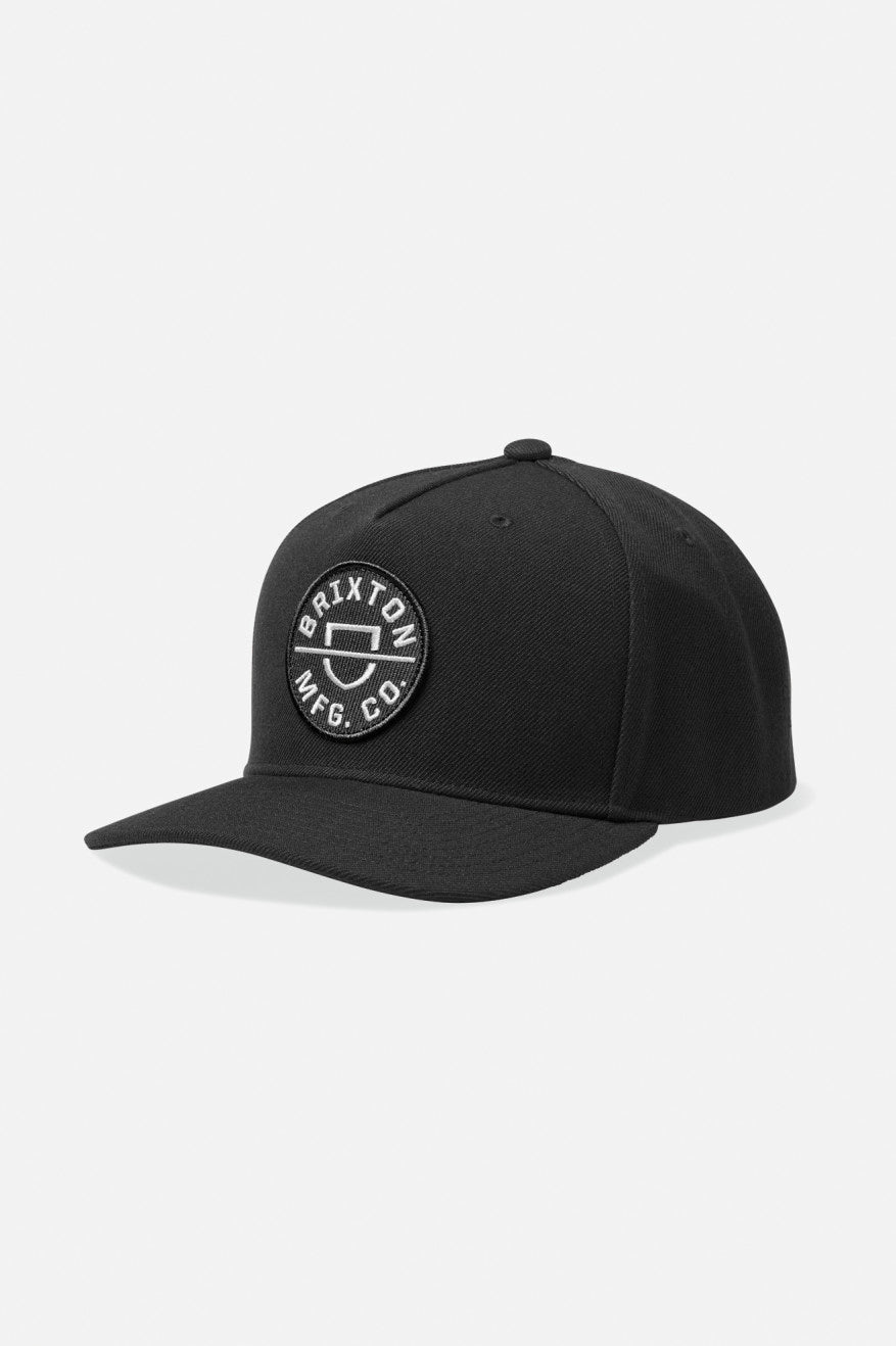 Men's Crest Netplus Snapback in Black
