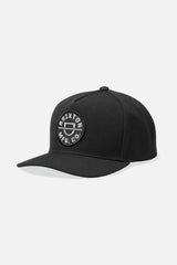 Men's Crest Netplus Snapback in Black