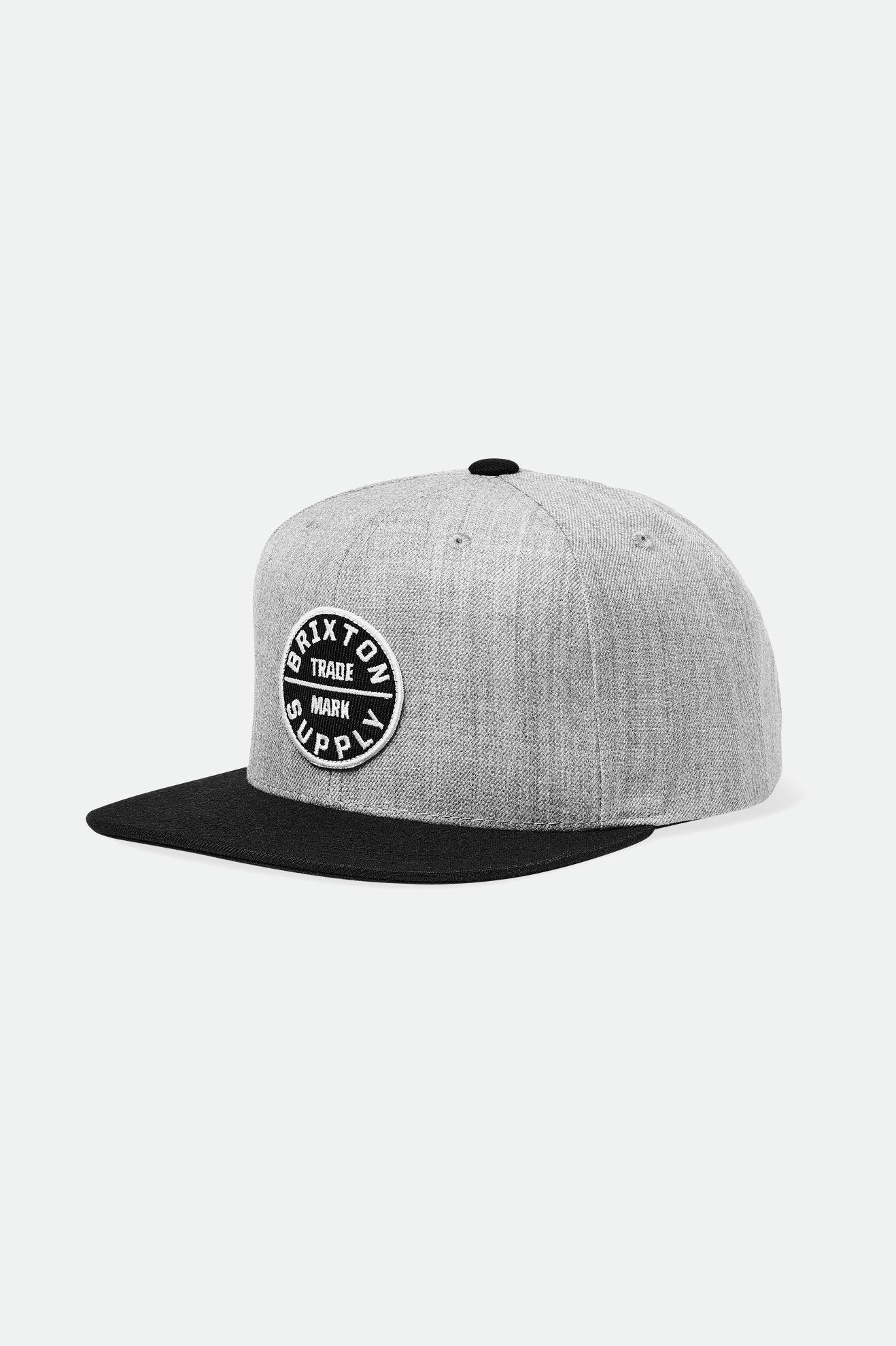 Oath III Snapback Hat - Light Heather Grey/Black