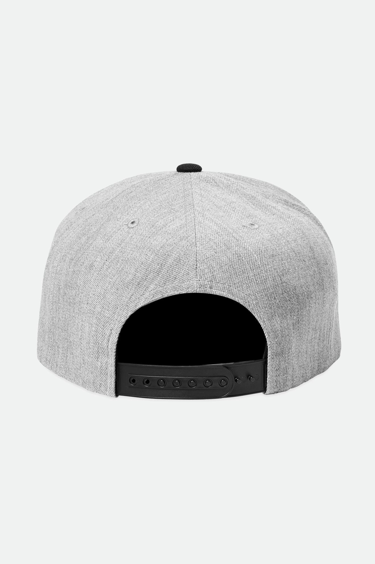 Oath III Snapback Hat - Light Heather Grey/Black