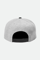 Oath III Snapback Hat - Light Heather Grey/Black