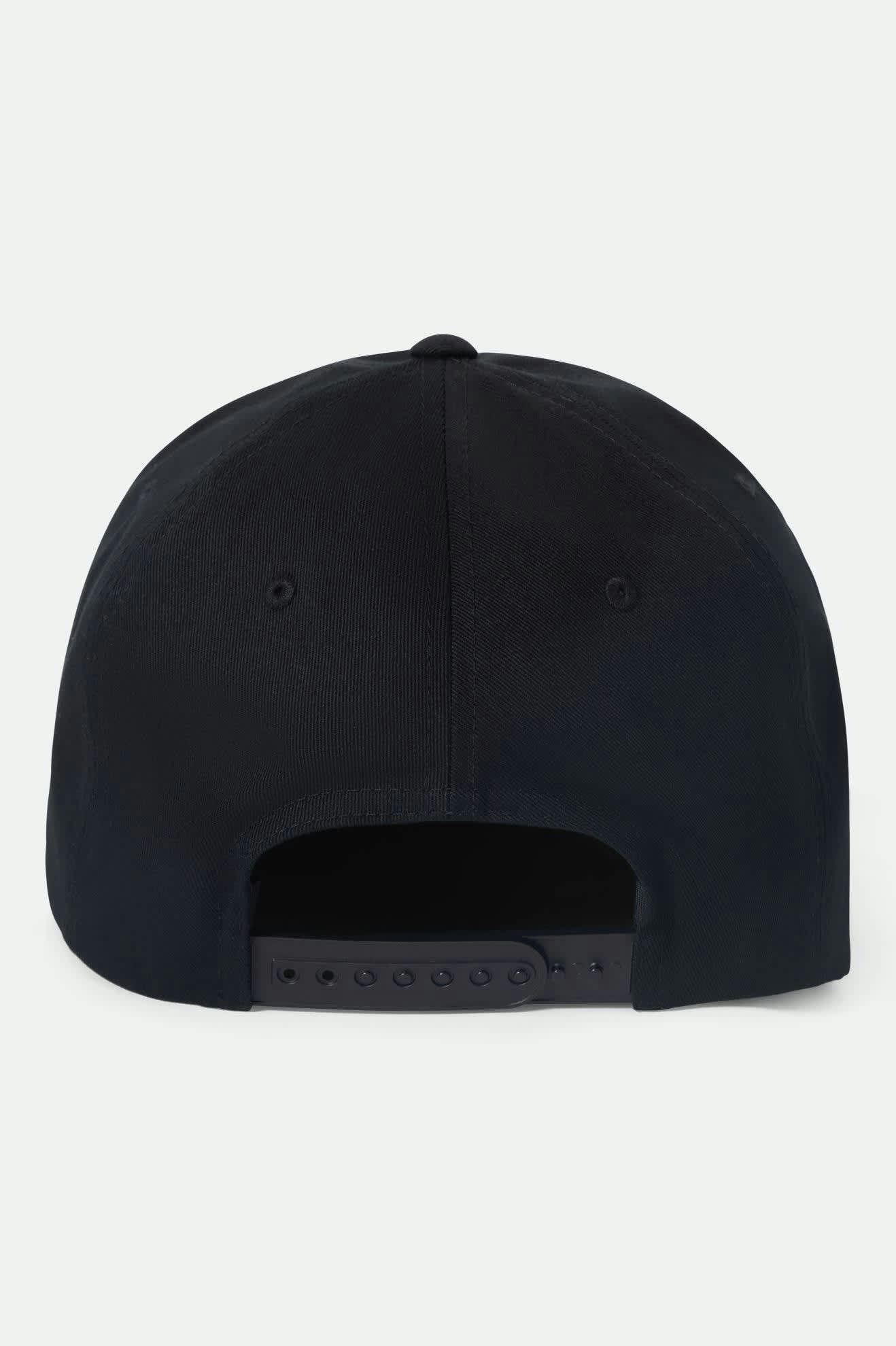 Unisex Telford Snapback in Black