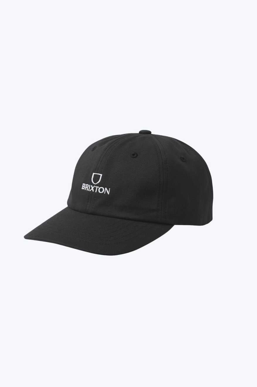 Unisex Alpha Netplus Adjustable Hat in Black/White Rinse