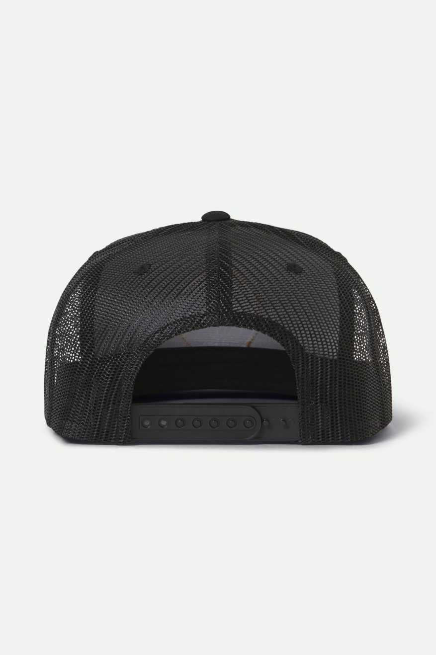 Unisex Oath Trucker Hat in Black/Black