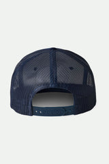 Bass Brains Boat MP Trucker Hat - Washed Navy