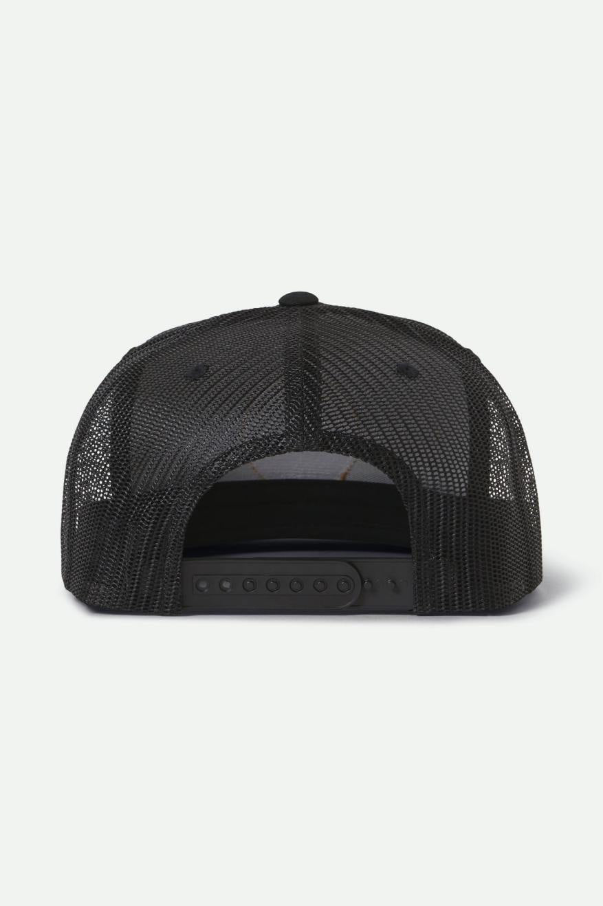 Unisex Oath Trucker Hat in Black/Black