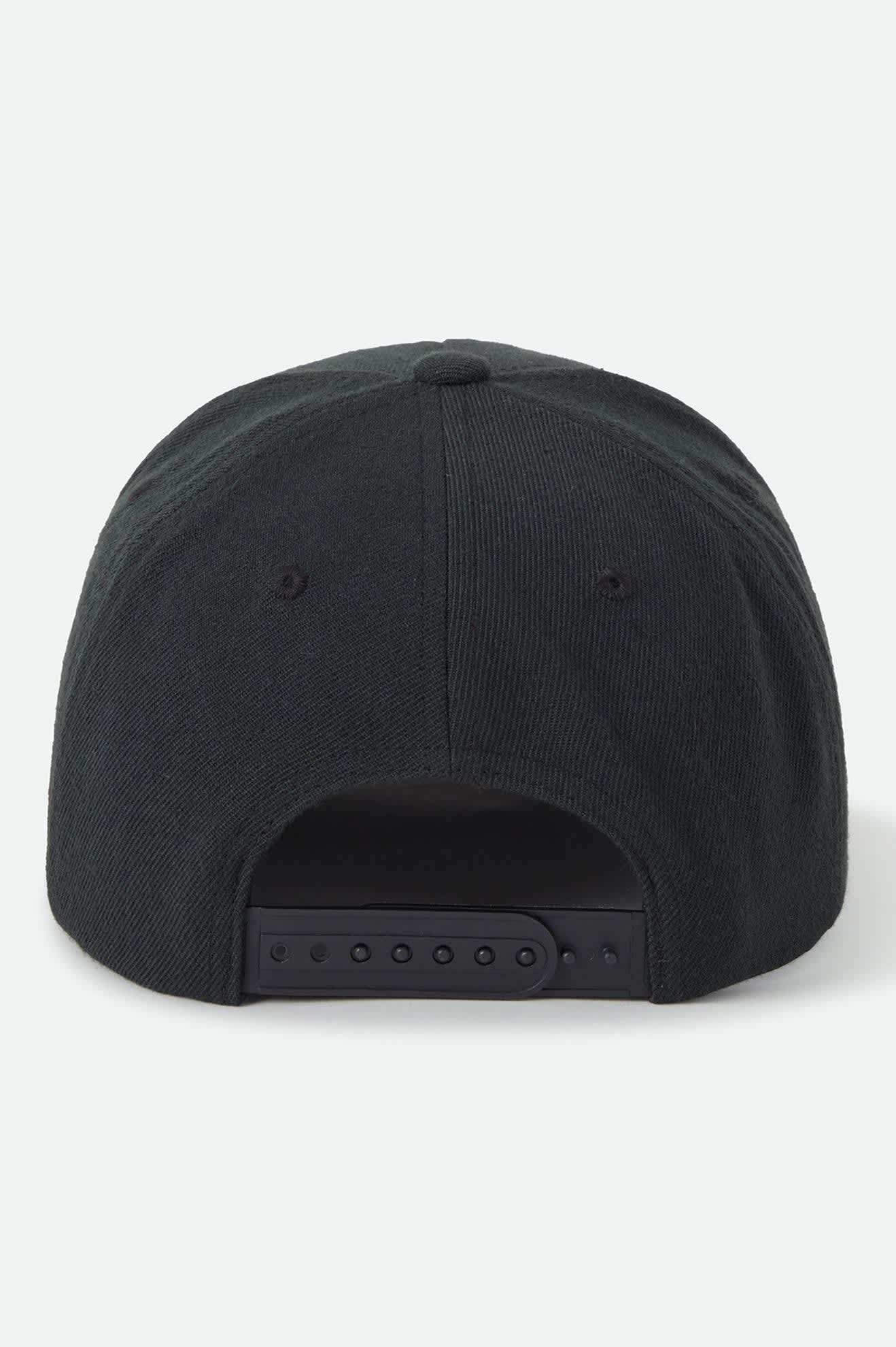 Unisex Wheeler Snapback in Black